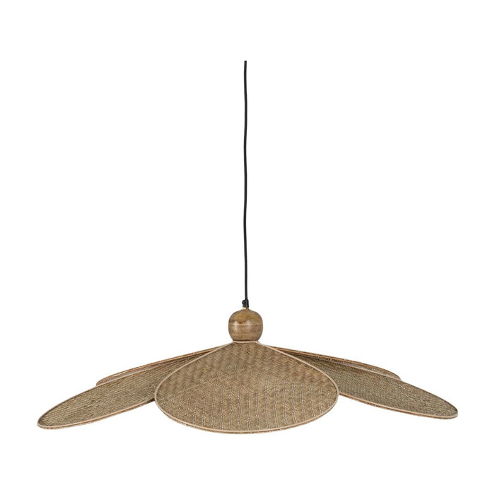 Ixia Lámpara de Techo de Fibra Natural 82 x 82 x 28 cm Ixia Lámpara de Techo de Fibra Natural 82 x 82 x 28 cm