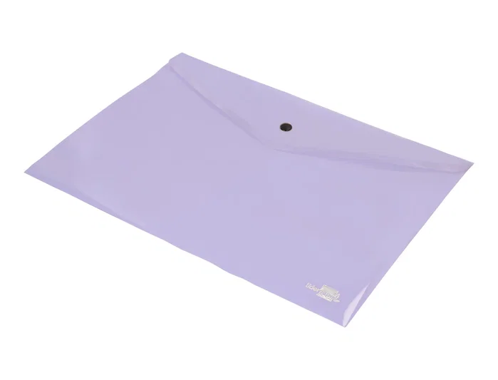 Liderpapel Carpeta dossier con broche de polipropileno DIN A4 lavanda opaco