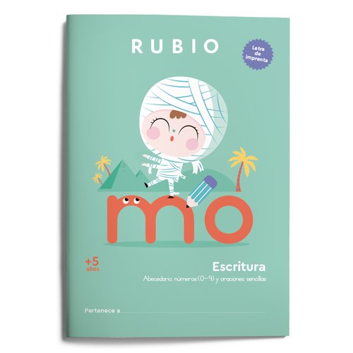 Cuaderno Rubio A4 Escritura Letra De Imprenta (+5 Años) Cuaderno Rubio A4 Escritura Letra De Imprenta (+5 Años)