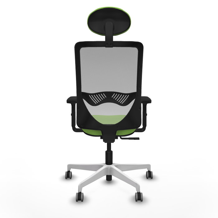 PIQUERAS Y CRESPO Silla de oficina Zulema con mecanismo Sincro, color Pistacho y Gris PIQUERAS Y CRESPO Silla de oficina Zulema con mecanismo Sincro, color Pistacho y Gris