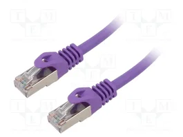 GEMBIRD Patch cord Cat 6a S/FTP 15m violeta