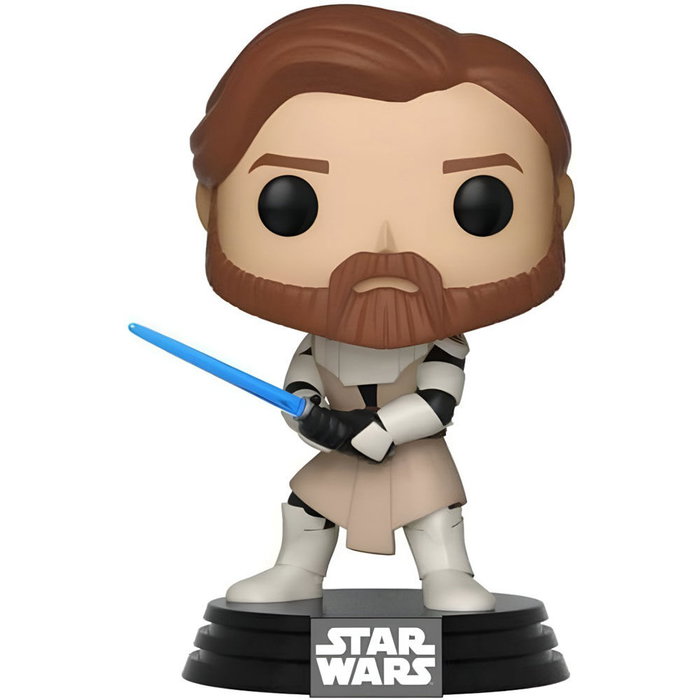 Funko POP Figura Star Wars Clone Wars Obi Wan Kenobi Vinilo 9cm Caja Regalo