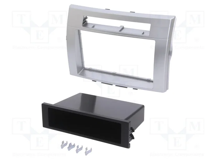 ACV Bastidor de montaje de radio para Toyota Corolla Verso 2004-2009 2 DIN plata ACV Bastidor de montaje de radio para Toyota Corolla Verso 2004-2009 2 DIN plata