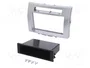 ACV Bastidor de montaje de radio para Toyota Corolla Verso 2004-2009 2 DIN plata
