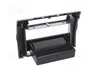 ACV Bastidor de montaje de radio para Toyota Corolla Verso 2004-2009 2 DIN plata