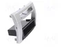 ACV Bastidor de montaje de radio para Toyota Corolla Verso 2004-2009 2 DIN plata