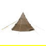 Easy Camp Rands Tipi Tienda de Campaña para 8 Personas, Pirámide, Impermeable, 7.3 kg, Color Arena, Modelo 2025