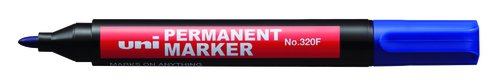 Marcador Permanente Uni-Ball Marker No.320F Conico 3,0 Mm Azul (Set de 12) Marcador Permanente Uni-Ball Marker No.320F Conico 3,0 Mm Azul (Set de 12)