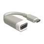 DeLOCK Adaptador de vídeo Mini HDMI a VGA 65471 Blanco