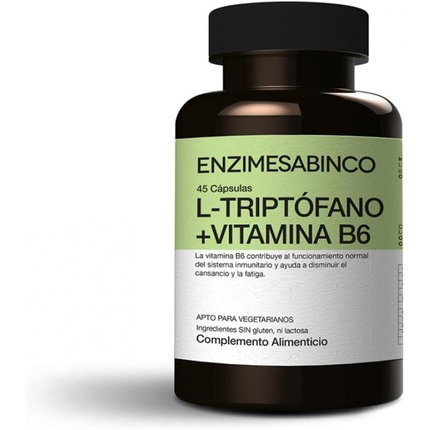 ENZIMESABINCO L-Triptófano + B6 45 Cápsulas ENZIMESABINCO L-Triptófano + B6 45 Cápsulas
