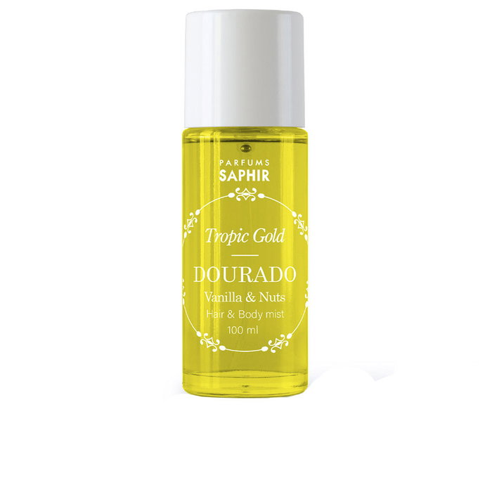 Saphir Tropic Gold Dourado Hair & Body Mist Vainilla y Frutos Secos 100 ml