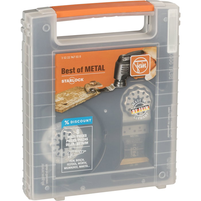 Fein Best of Starlock Metal - Juego de 6 piezas de accesorios para multiherramientas