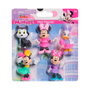 Just Play Pack 5 Figuras Minnie Mouse Disney 88044 - Minnie, Daisy Duck y Figaro, 4-7 cm, +3 años