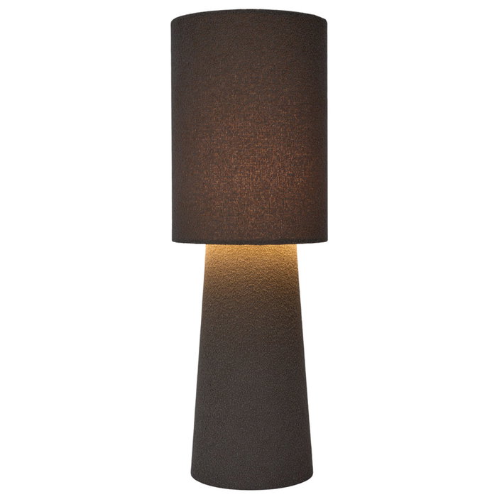 Home Deco Factory Lámpara Bouclé Taupé H.58 cm Home Deco Factory Lámpara Bouclé Taupé H.58 cm