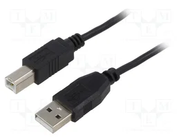 QOLTEC Cable USB 2.0 de USB A a USB B de 5m
