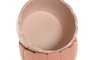 DKD Home Decor Set de 2 Maceteros Shabby Rosa Palo y Terracota en Cemento
