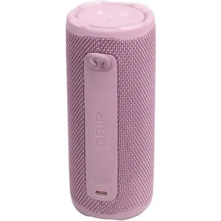 JBL Altavoz Bluetooth Grip Rosa 16W IP68 14 Horas Reproducción Luz Ambiental JBLGRIPPIK