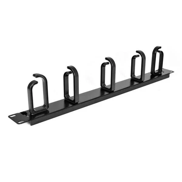 Startech CABLMANAGER2 Panel de gestión de cables 1U Negro
