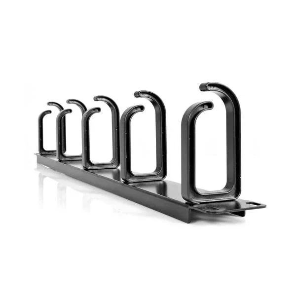 Startech CABLMANAGER2 Panel de gestión de cables 1U Negro