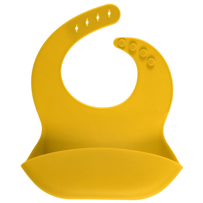 Tom et Zoe Babero con Recuperador de Silicona para Bebé - Varios Colores Surtidos