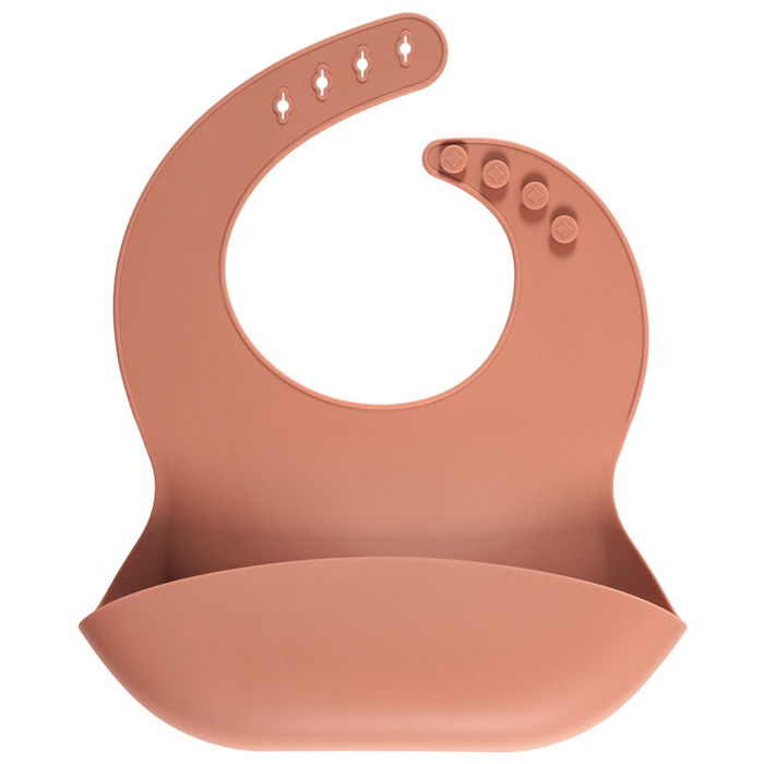 Tom et Zoe Babero con Recuperador de Silicona para Bebé - Varios Colores Surtidos