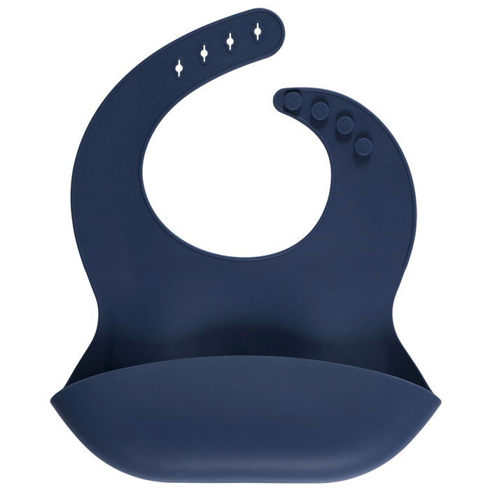 Tom et Zoe Babero con Recuperador de Silicona para Bebé - Varios Colores Surtidos