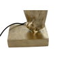 DKD Home Decor Lámpara de Sobremesa Caballo Dorado