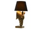 DKD Home Decor Lámpara de Sobremesa Caballo Dorado