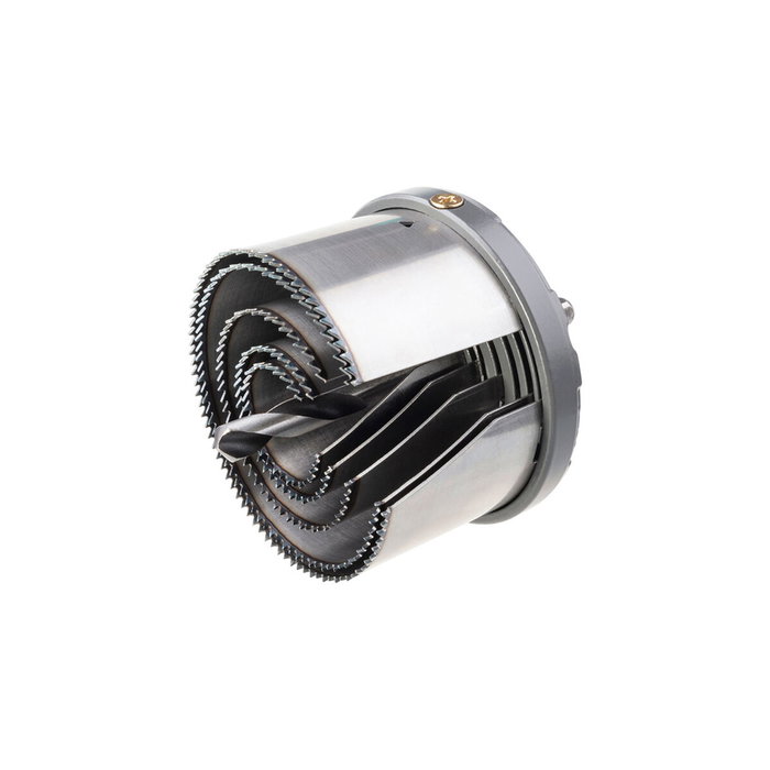 Wolfcraft Sierra de corona múltiple profesional ø28 - 74 mm Wolfcraft Sierra de corona múltiple profesional ø28 - 74 mm