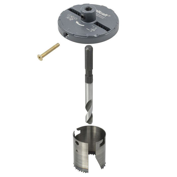 Wolfcraft Sierra de corona múltiple profesional ø28 - 74 mm Wolfcraft Sierra de corona múltiple profesional ø28 - 74 mm