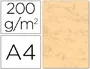 Michel Cartulina Marmoleada Din A4 Ocre 200 gr Paquete 100 Hojas