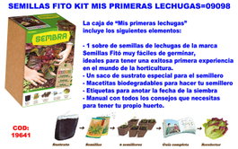 Finstock Kit de Semillas Fito Mis Primeras Lechugas
