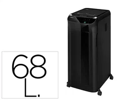 Fellowes 450c Destructora de Documentos Automática, Capacidad 450 Hojas, Corte Partículas P-4, Papelera 68L, Smart Lock