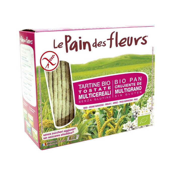 Le Pain des Fleurs Cracker Multi Cereales 150gr Bio Sin Gluten Le Pain des Fleurs Cracker Multi Cereales 150gr Bio Sin Gluten