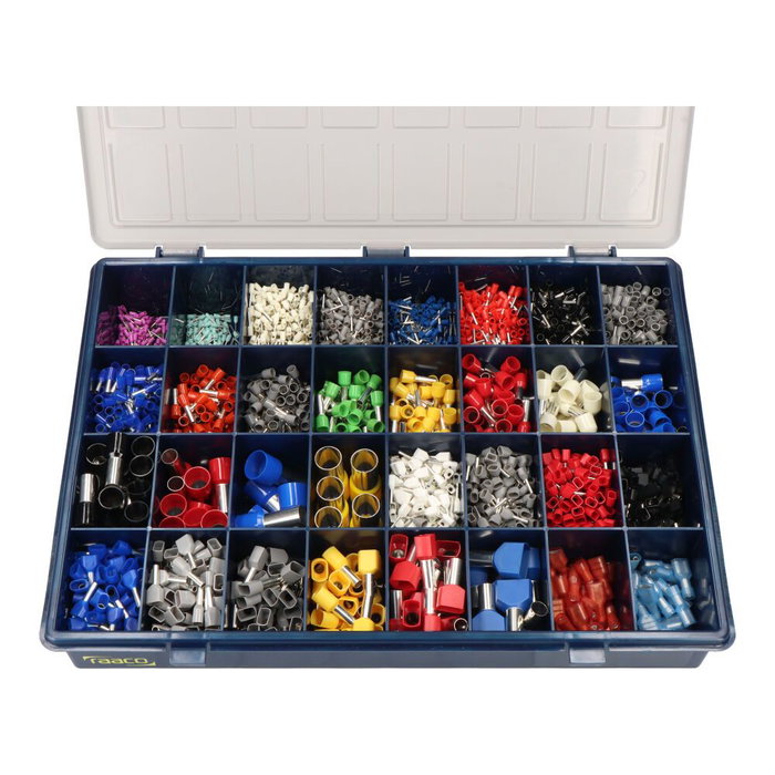 Puntera Aislada Surtido 3.800 Unidades de 0,50 mm a 70 mm y Doble de 0,50 a 16 mm