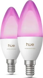 Philips Hue E14 RGBW B39 pack de 2