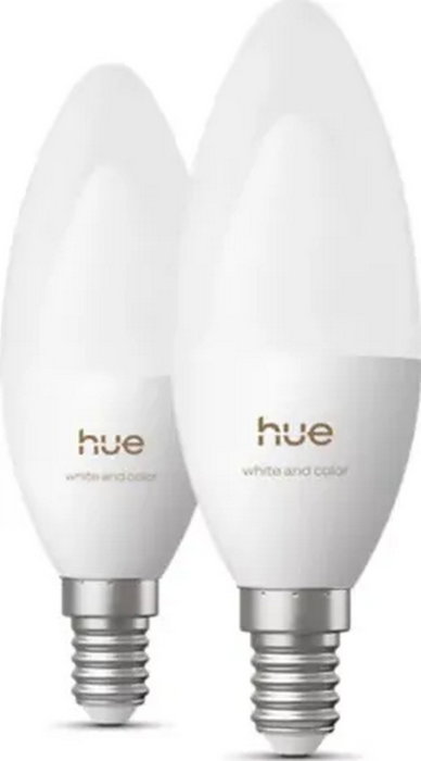 Philips Hue E14 RGBW B39 3,7W (Pack de 2)