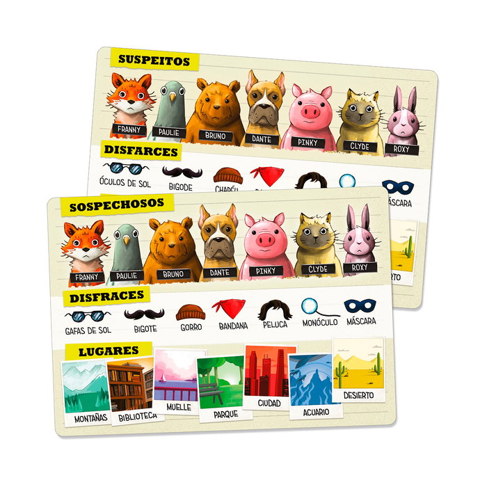 Lúdilo 89113 Deduckto - Juego de Mesa de Deducción y Lógica para Detectives, A partir de 8 años