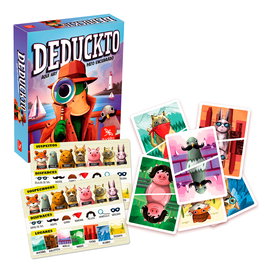 Lúdilo 89113 Deduckto - Juego de Mesa de Deducción y Lógica para Detectives, A partir de 8 años