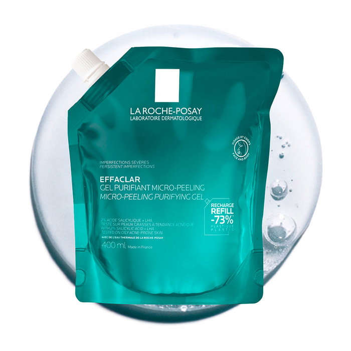La Roche Posay Effaclar Gel Purificante Micro-Exfoliante con Ácido Salicílico 400 ml