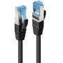 Lindy Cable de Red Cat6a S/FTP 7,5 m Negro