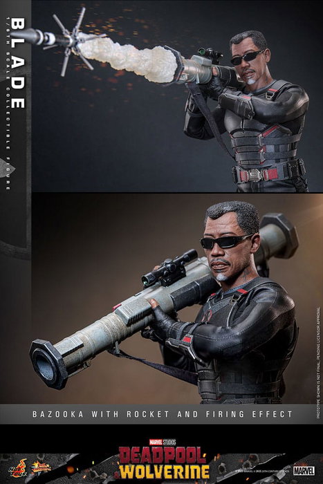Hot Toys Deadpool & Wolverine Movie Masterpiece 1/6 Blade 30 cm Hot Toys Deadpool & Wolverine Movie Masterpiece 1/6 Blade 30 cm