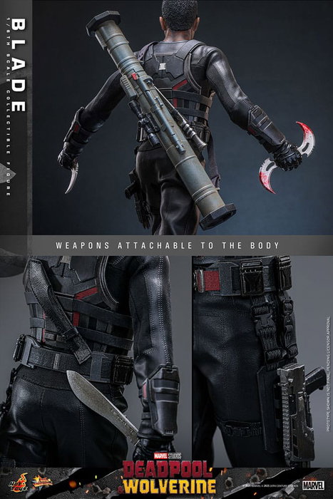 Hot Toys Deadpool & Wolverine Movie Masterpiece 1/6 Blade 30 cm Hot Toys Deadpool & Wolverine Movie Masterpiece 1/6 Blade 30 cm