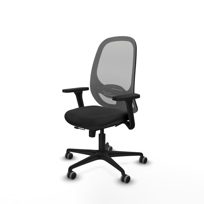 PIQUERAS Y CRESPO Silla de oficina Cilanco con mecanismo Sincro/Traslack, Negro y Gris PIQUERAS Y CRESPO Silla de oficina Cilanco con mecanismo Sincro/Traslack, Negro y Gris