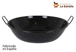 La Estrella Paellera Honda Bordonada 60 cm 30 Litros (4 Unidades)