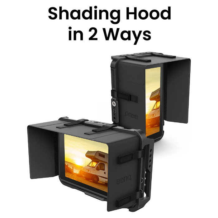 BenQ PVS7 Monitor de cámara de 7 pulgadas WUXGA IPS, 1920 x 1200, 2000 nits, HDMI/SDI, 16:10, Negro