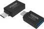 Vision TC-USBC3A/BL Adaptador USB C Macho a USB 3.0 A Hembra USB 3.2 Gen 1 (5 Gbit/s) Negro