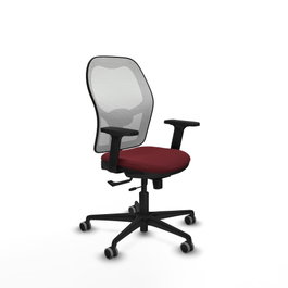 PIQUERAS Y CRESPO Silla de oficina Jorquera Granate y Blanco