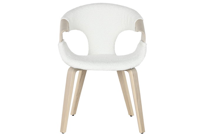 DKD Home Decor Silla Scandi Blanco 67.5 x 82 x 52.5 cm