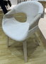 DKD Home Decor Silla Scandi Blanco 67.5 x 82 x 52.5 cm